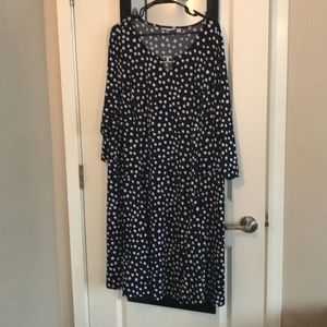 Susan Graver liquid knit 3/4 sleeve dress